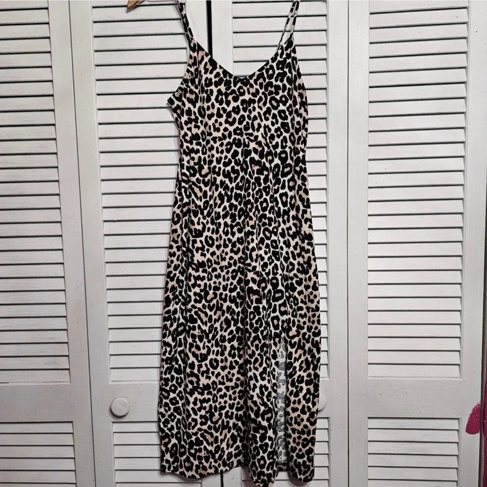 Asos‎ - Leopard Print Midi Dress